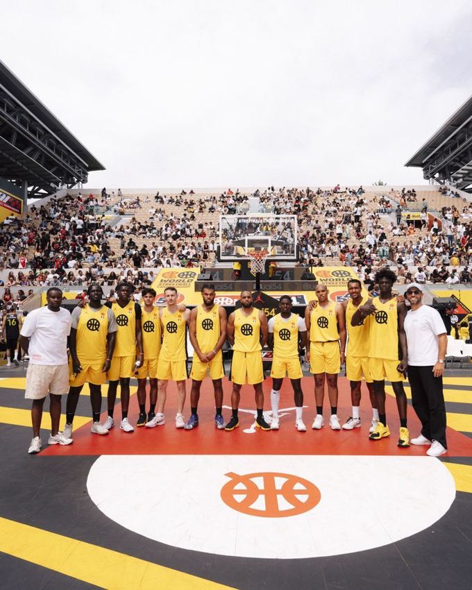 La team All Riviera Game au Quai 54, World Streetball Championship